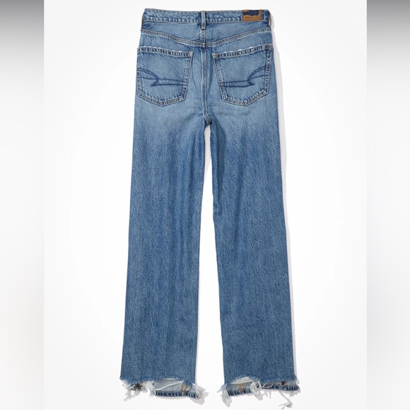 AE Super High Waisted Baggy Leg Jean - Picture 3 of 3